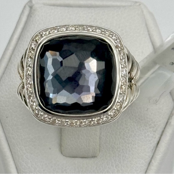 David Yurman Albion 14mm Black Orchid Ring
With Diamonds - Picture 1 of 8